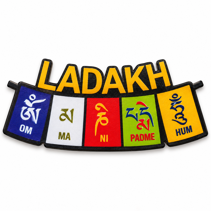 Ladakh Prayer Flag Souvenir Fridge Magnet