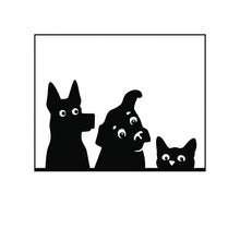 Dog & Cat Animal Design MDF Wall Art