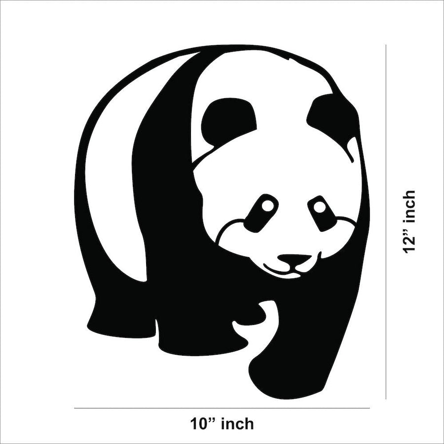 Walking Panda MDF Wall Art