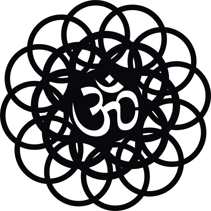 Om Design MDF Wall Art for Mandir