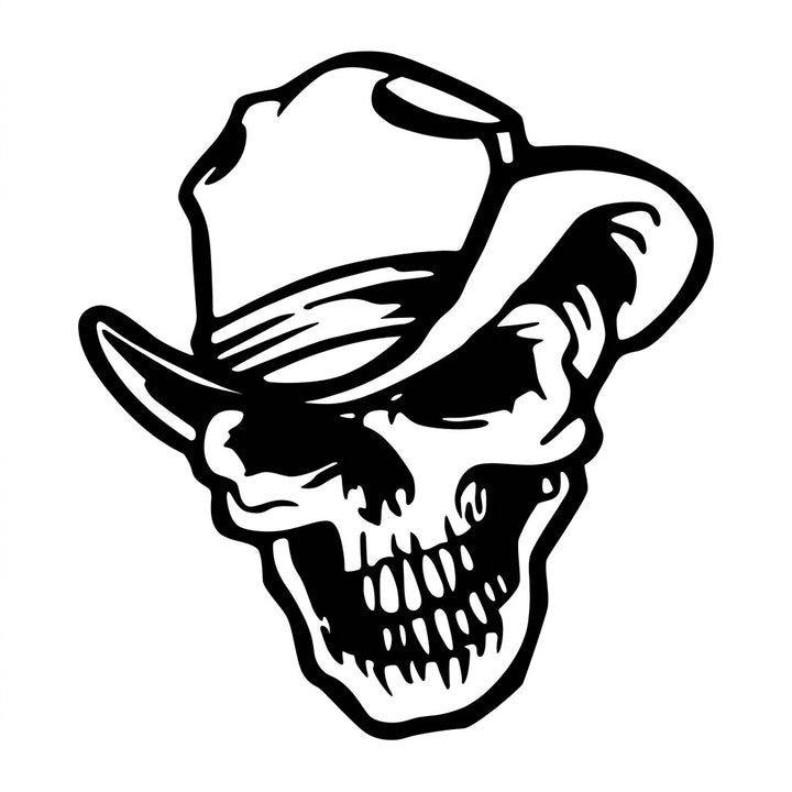 Skull Design MDF Wall Art