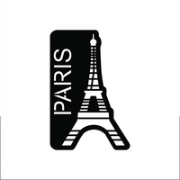Paris Eiffel Tower MDF Wall Art