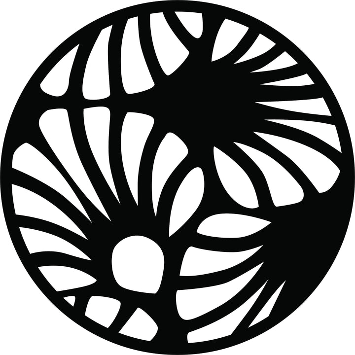 Abstract Flower MDF Wall Art