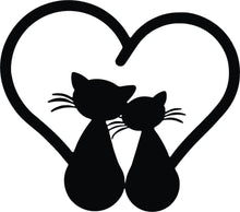 Kitten in Heart MDF Wall Art