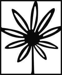 Flower MDF Wall Art