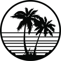 Palm Tree MDF Wall Art