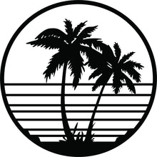 Palm Tree MDF Wall Art