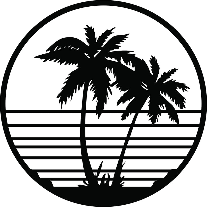 Palm Tree MDF Wall Art