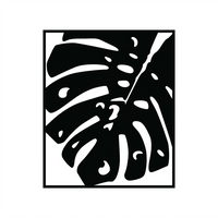 Palm Leaf Design MDF Wall Art