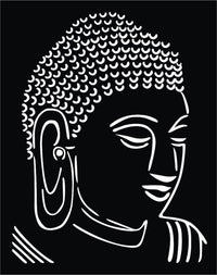 Lord Buddha Layered MDF Wall Art