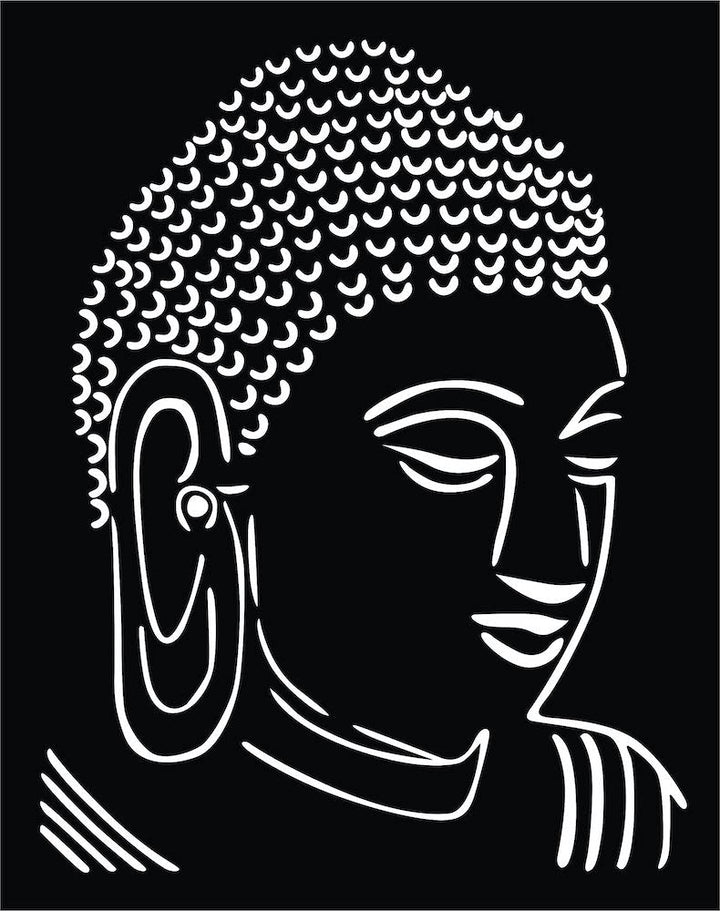 Lord Buddha Layered MDF Wall Art