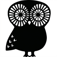 Majestic Owl MDF Wall Art