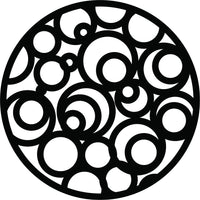 Abstract Circle MDF Wall Art