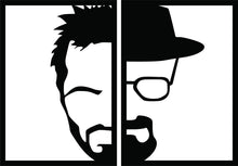 Iconic Handsome Men Portrait MDF Wall Art, 2 pcs