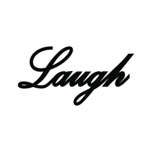 'Laugh' Quote MDF Wall Art