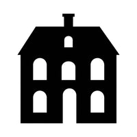 House Shape MDF Wall Art