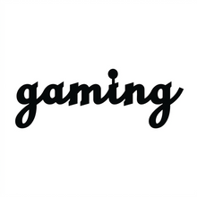 'Gaming' Quote MDF Wall Art