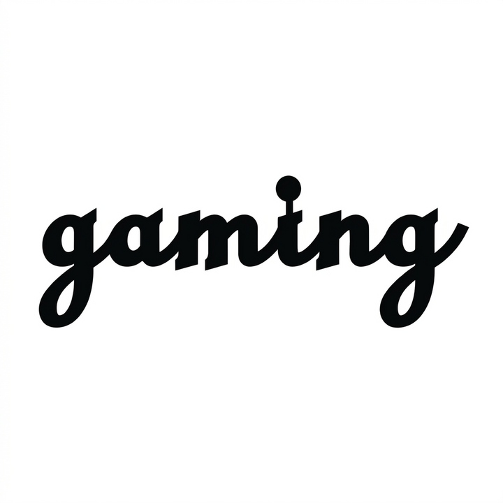'Gaming' Quote MDF Wall Art