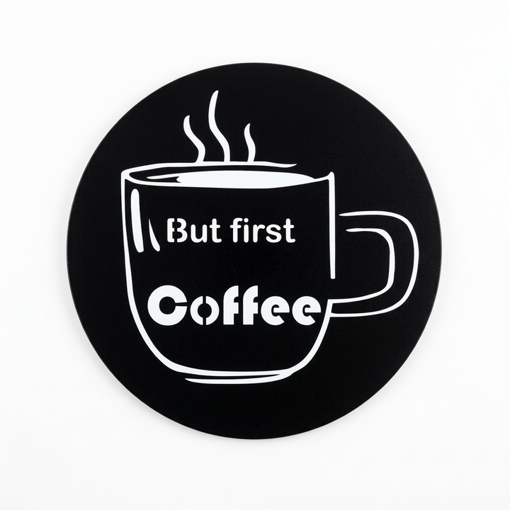 Charming 'I Like Coffee' MDF Wall Art