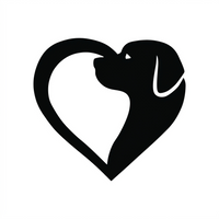 Dog Love MDF Wall Art