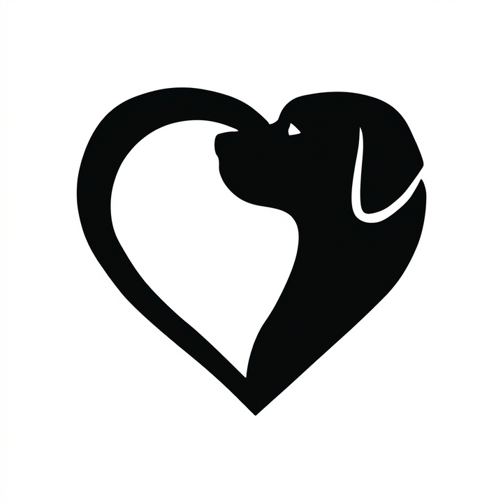 Dog Love MDF Wall Art