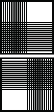 Geometric Abstract Black MDF Wall Art,Set of 2 pcs