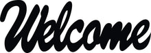 'Welcome' Quoted MDF Wall Art