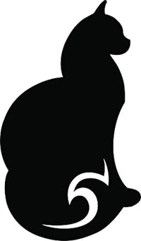 Graceful Cat MDF Wall Art for Wall Decor