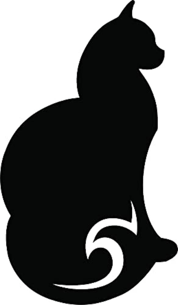 Graceful Cat MDF Wall Art for Wall Decor
