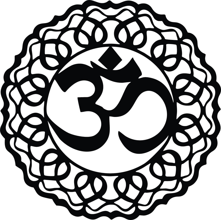 Beautiful Om Design MDF Wall Art For Mandir