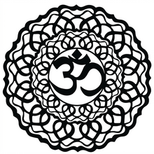 Beautiful Om Design MDF Wall Art For Mandir