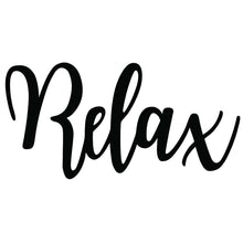 'Relax' Quote Design MDF Wall Art