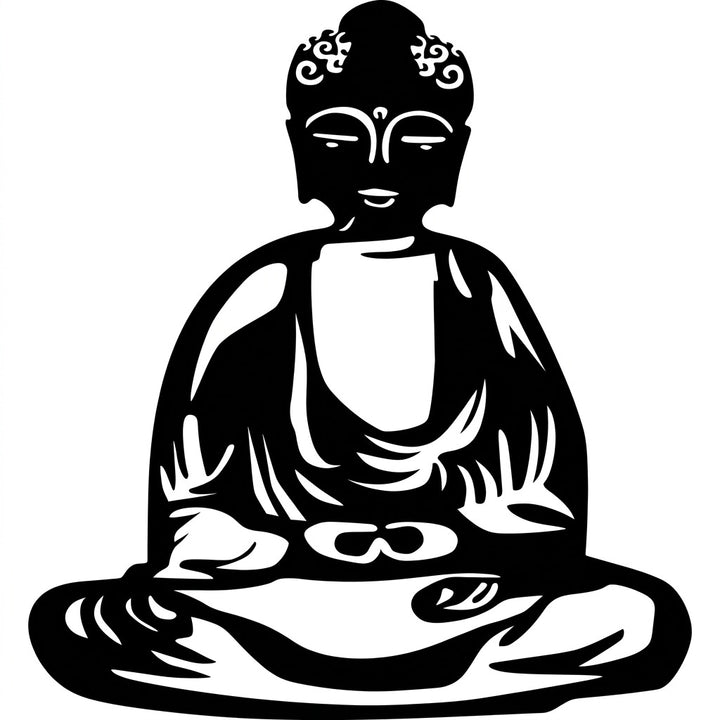 Serene Buddha MDF Wall Art