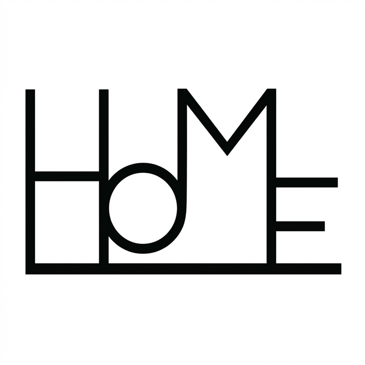 "Home" Quoted Design MDF Wall Art