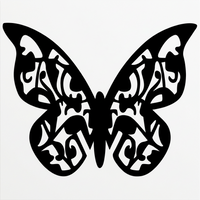 Elegant Butterfly MDF Wall Art Decor