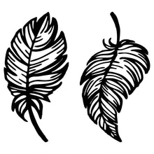 Feather Design MDF Wall Art