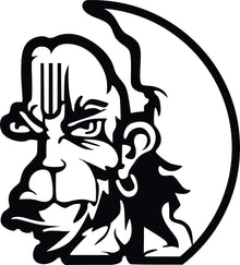 God Hanuman MDF Wall Art For Mandir