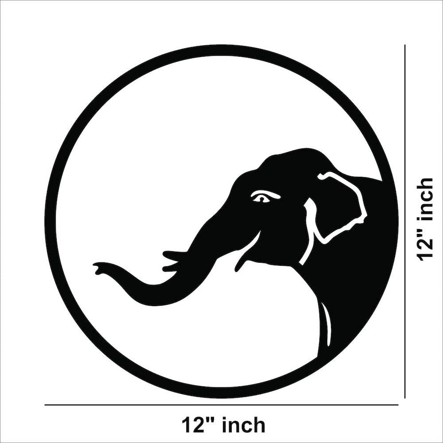 Wild Elephant MDF Wall Art