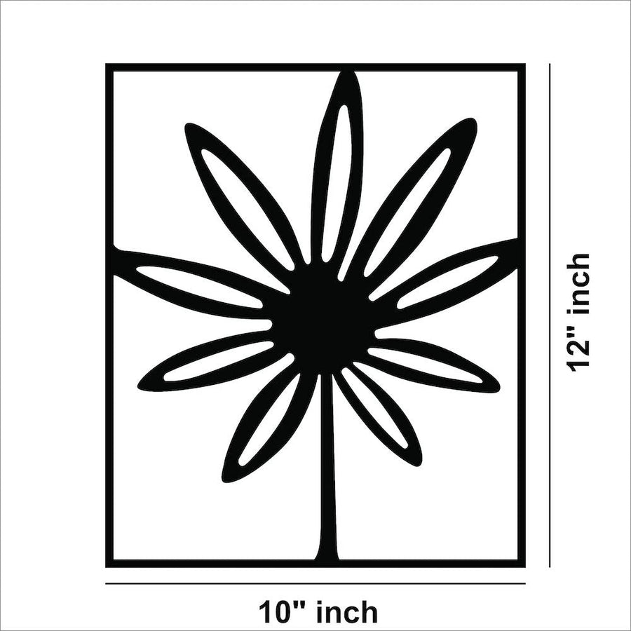 Flower MDF Wall Art