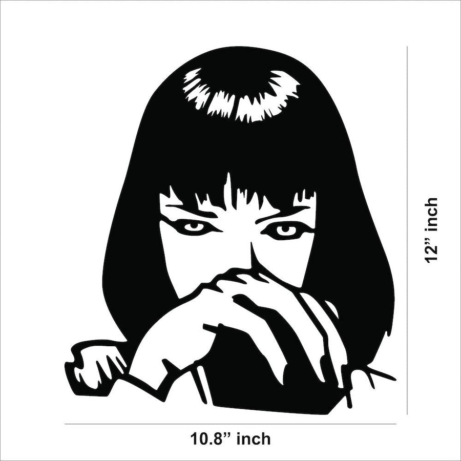 Anime Girl MDF Wall Art