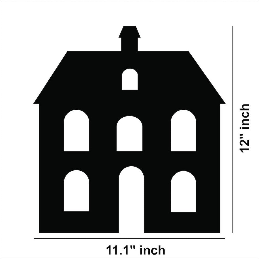 House Shape MDF Wall Art