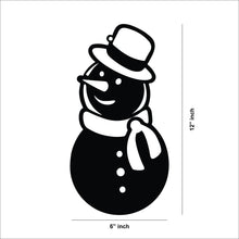 Snowman Design MDF Wall Art