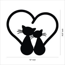 Kitten in Heart MDF Wall Art