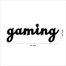 'Gaming' Quote MDF Wall Art