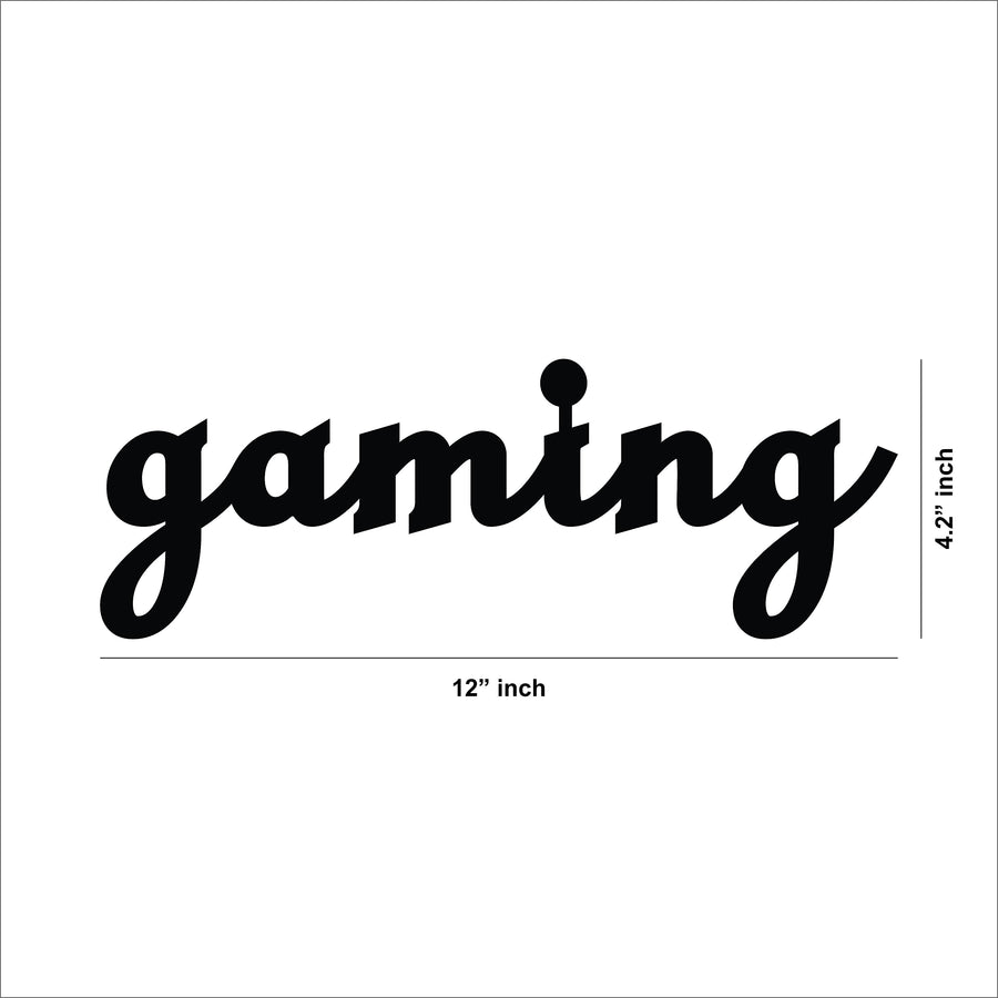 'Gaming' Quote MDF Wall Art