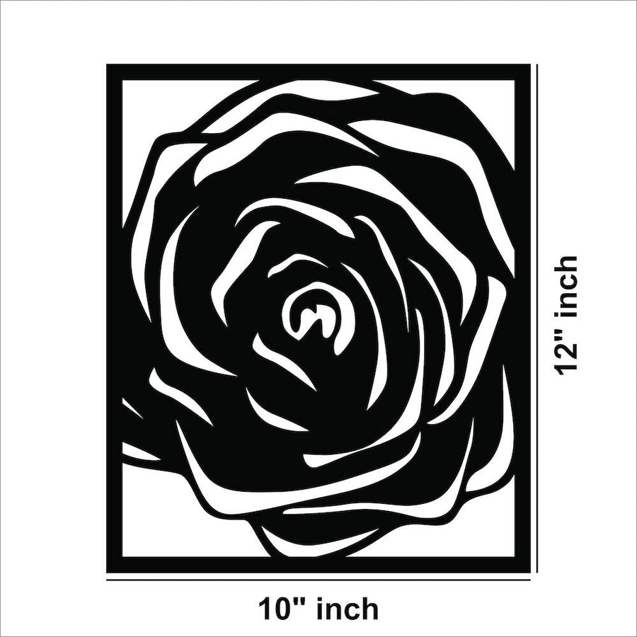 Rose MDF Wall Art