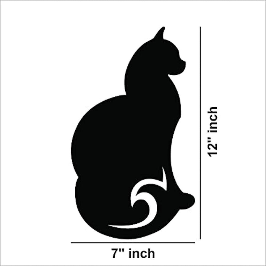 Graceful Cat MDF Wall Art for Wall Decor