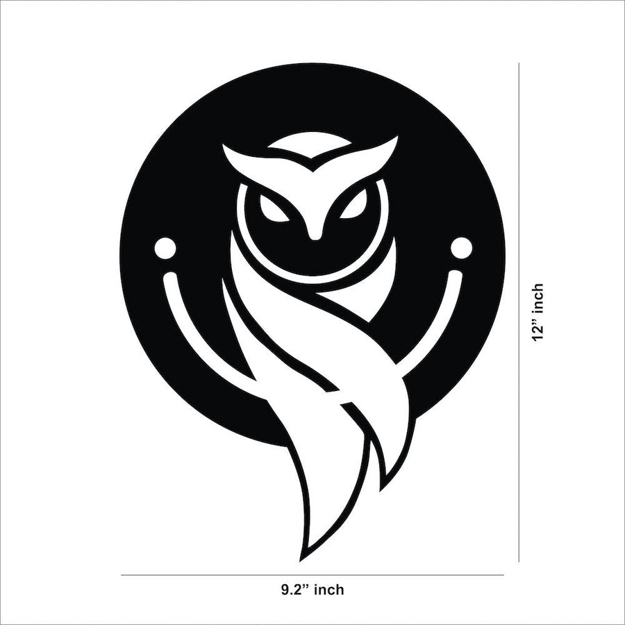 Majestic Owl MDF Wall Art for Wall Decor