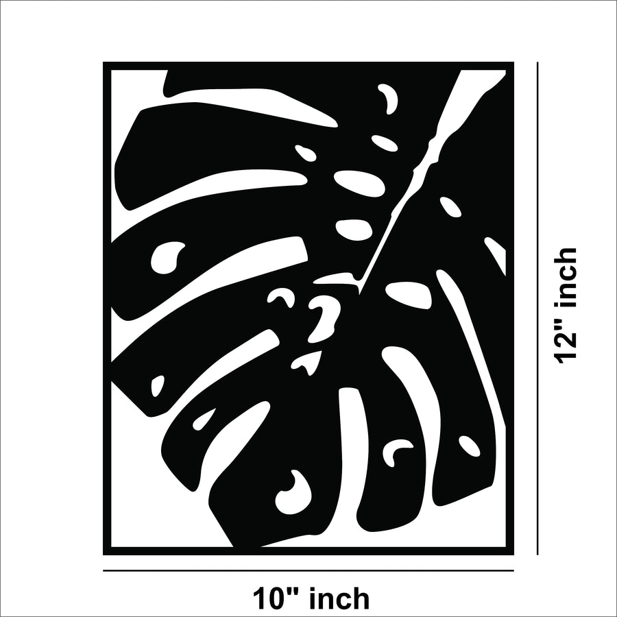 Palm Leaf Design MDF Wall Art