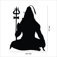 God Shiv sitting MDF Wall Art